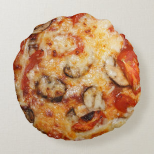 Coussins Ronds Thème italien de la pizza