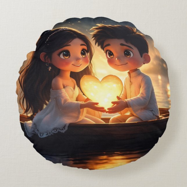 Coussins Ronds Throw Pillow (Devant)