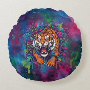 Coussins Ronds Tigre