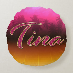 Coussins Ronds Tina Prénom