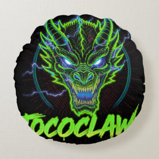 Coussins Ronds TOCOCLAWS Biohazard Skeleton : Masque à gaz radioa