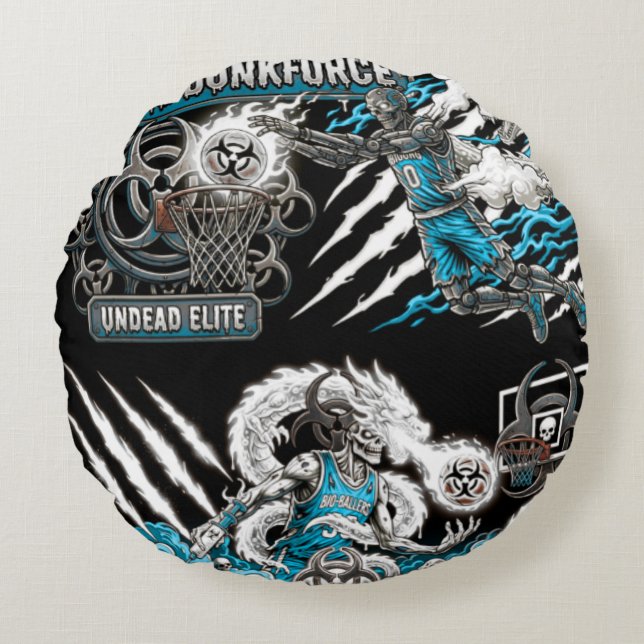 Coussins Ronds TOCOCLAWS Cyborg Dunkforce - Basket-ball Elite Mor (Devant)