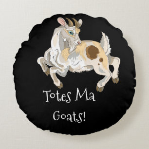Coussins Ronds Totes Ma Goats