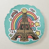 Coussins Ronds Tour Eiffel (Devant)