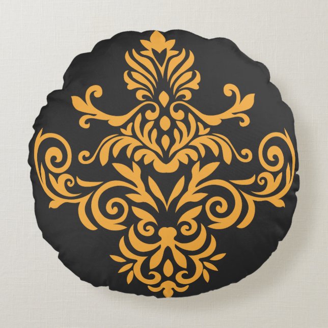 Coussins Ronds Traditional Tattoo Art Inspired Design (Devant)