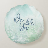 Coussins Ronds Train Birthday Party photo (Dos)