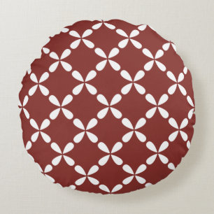 Coussins Ronds Treillis géométrique classique & micro-motif diama