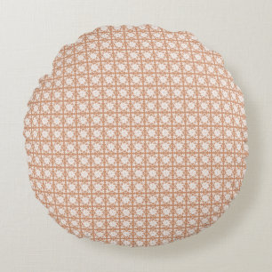 Coussins Ronds Treillis géométrique classique & micro-motif diama