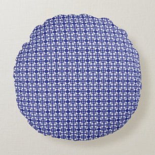 Coussins Ronds Treillis géométrique classique & micro-motif diama