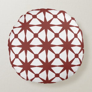 Coussins Ronds Treillis géométrique classique & micro-motif diama