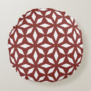 Coussins Ronds Treillis géométrique classique & micro-motif diama
