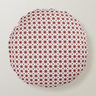 Coussins Ronds Treillis géométrique classique & micro-motif diama