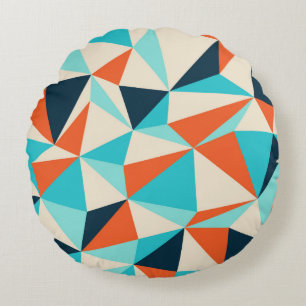 Coussins Ronds Triangle continu motif