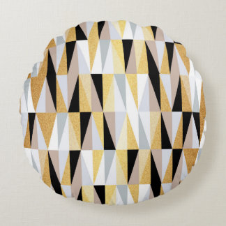 Coussins Ronds triangles de conception scandinave sans couture mo