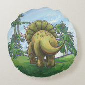 Coussins Ronds Triceratops Cadeaux & Accessoires (Dos)