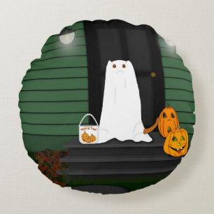Coussins Ronds Trick Or Treat Olivier la Loutre !