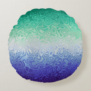 Coussins Ronds Trippy Ripply Funky Boho MLM Hommes Aimants Hommes