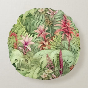 Coussins Ronds Tropical