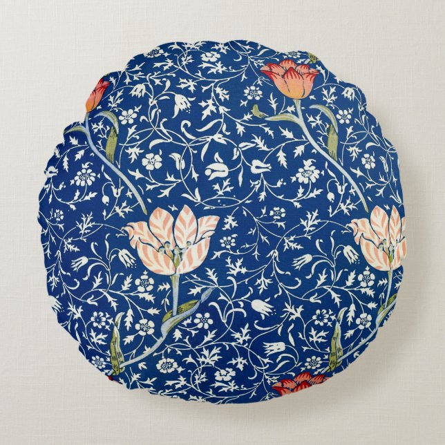 Coussins Ronds Tulipe, William Morris (Devant)