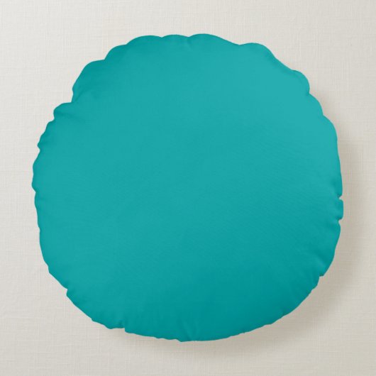 Coussins Ronds Turquoise foncé (Devant)