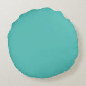 Coussins Ronds Turquoise Space Cat Round Pillow (Dos)