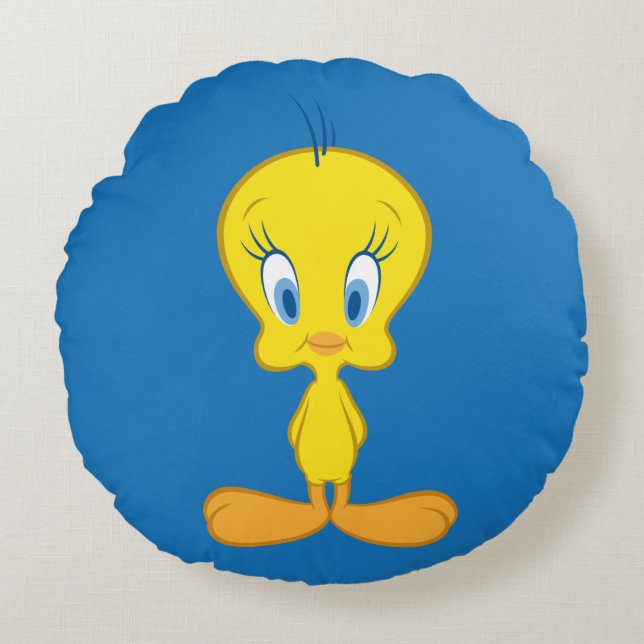 Coussins Ronds TWEETY™ | Petit oiseau innocent (Devant)