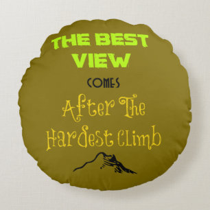 Coussins Ronds Typographie de devis motivante