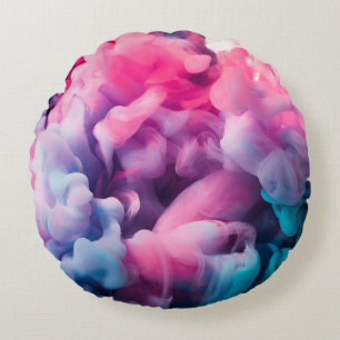 Coussins Ronds Un peu de peinture. Fond d'abstrait Abstrait, pein