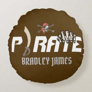 Coussins Ronds Un pirate International Talk Like a Pirate day