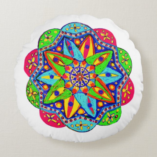 Coussins Ronds Une géométrie dynamique (Devant)