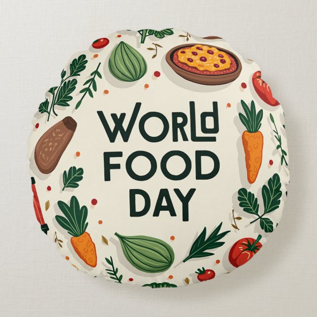 Coussins Ronds "Une journée qui vous a du sens" (Devant)