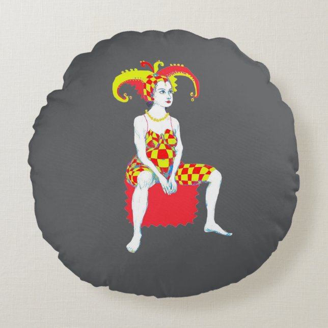 Coussins Ronds Une reine de jument (Devant)