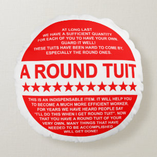 Coussins Ronds Une Tuit Ronde