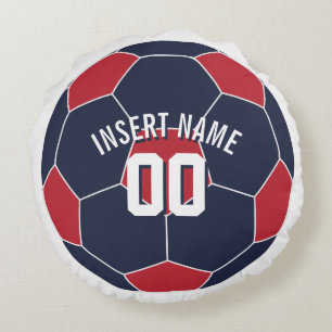 Coussins Ronds USA Soccer Insertion Nom