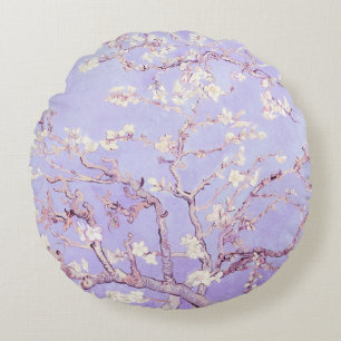 Coussins Ronds Van Gogh Almond Blossoms Lavande