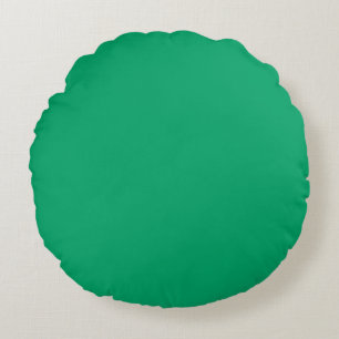 Coussins Ronds Vert brillant solide