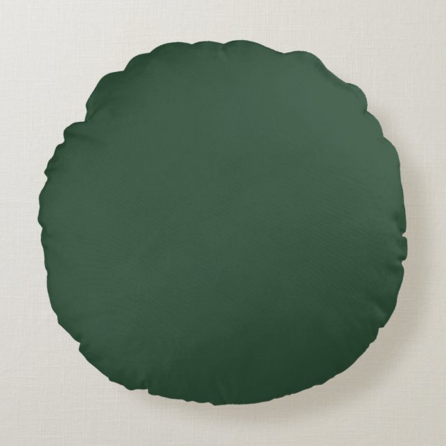 Coussins Ronds Vert Pin (Devant)