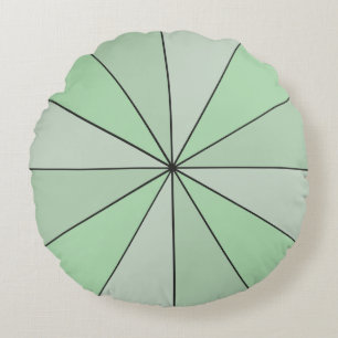 Coussins Ronds Vert roue couleur