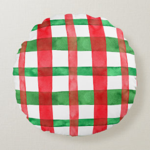 Coussins Ronds Vert rouge