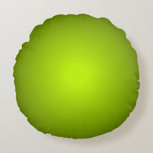 Coussins Ronds Verts Naturels Chauds