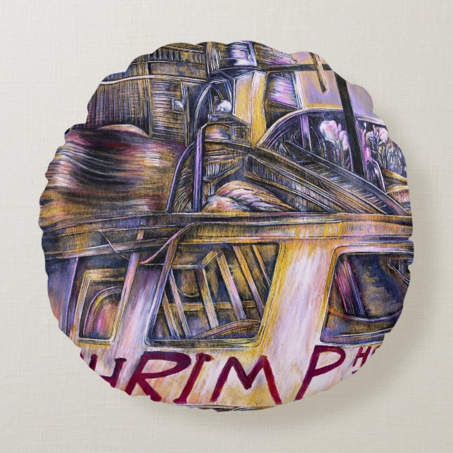 Coussins Ronds Viande Mystère Née D'Eau (Devant)