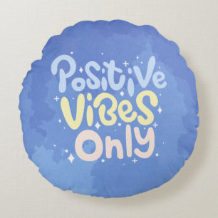 Coussins Ronds Vibes Positives Seulement