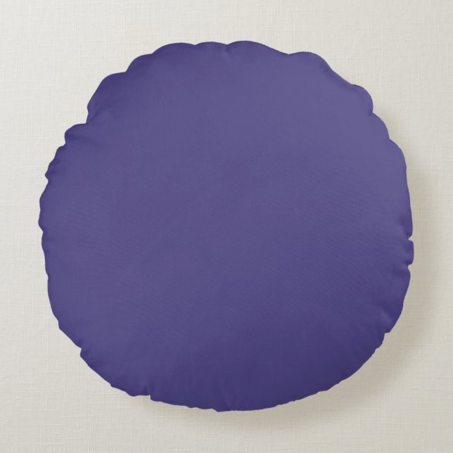 Coussins Ronds Vide Créez votre propre - Minuit violet (Devant)