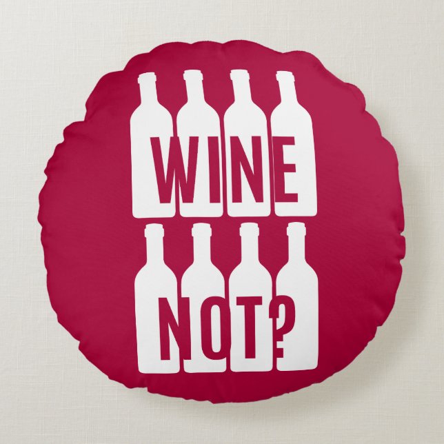 Coussins Ronds Vin non (Devant)