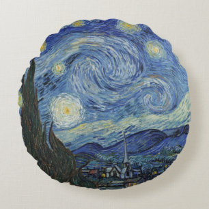 Coussins Ronds Vincent van Gogh La Nuit étoilée, juin 1889