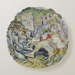 Coussins Ronds Vincent van Gogh le ravin du Peyroulets
