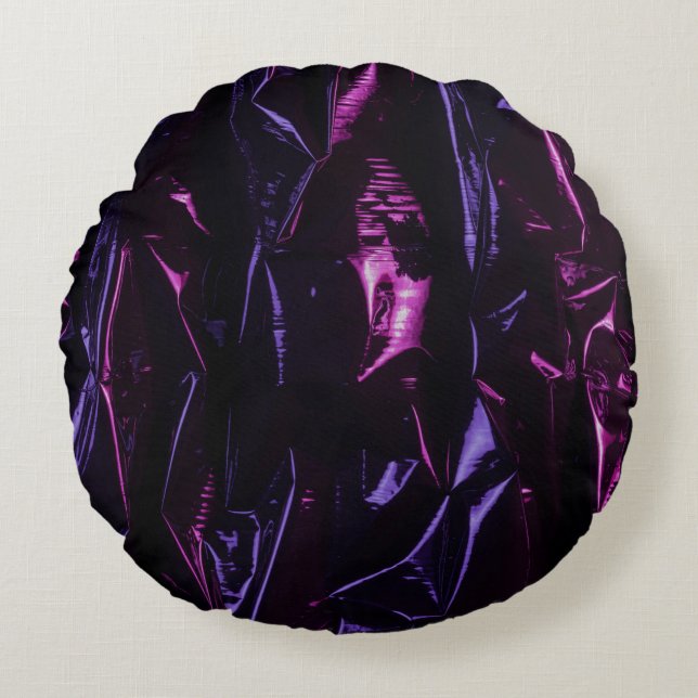 Coussins Ronds Violet (Devant)