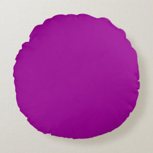 Coussins Ronds  Violet de Barney (couleur solide) 