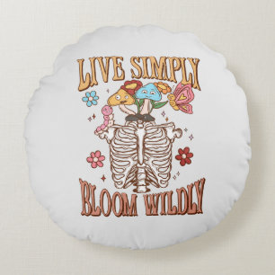 Coussins Ronds Vis Simplement, Fleur Sauvage