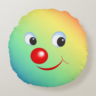 Coussins Ronds Visage clown
